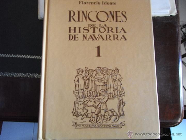 Libros de segunda mano: Rincones de la historia de Navarra. Florencio Idoate. (3 vols.) - Foto 1