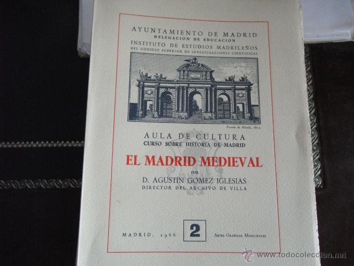 Libros de segunda mano: El Madrid medieval. n&ordm; 2. Curso sobre historia de Madrid. - Foto 1