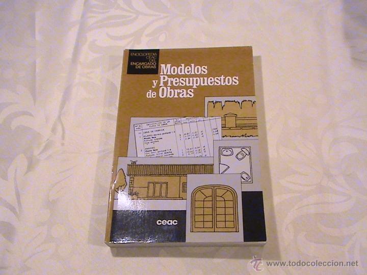 Libros de segunda mano: Modelos y Presupuestos de Obras. - Foto 1