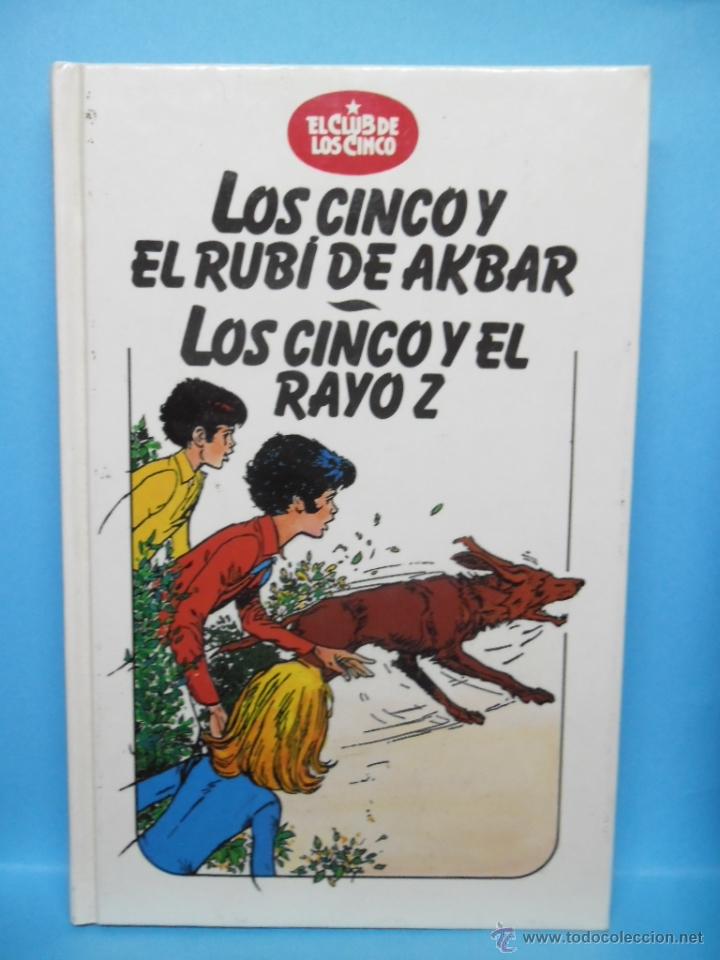 Libros de segunda mano: LOS CINCO Y EL RUBI DE AKBAR - LOS CINCO Y EL RAYO Z - - Foto 1