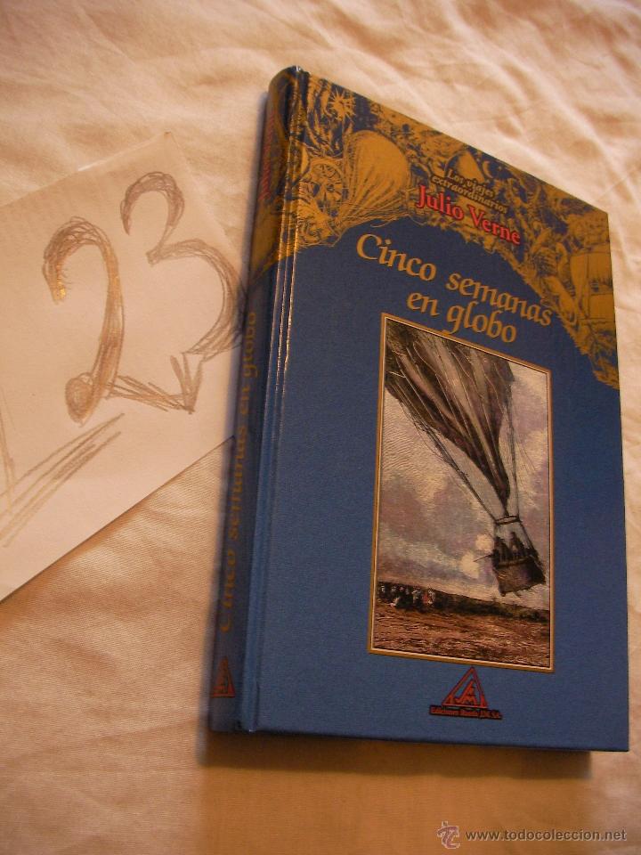 Libros de segunda mano: CINCO SEMANAS EN GLOBO - JULIO VERNE - ENVIO GRATIS A ESPA&Ntilde;A - Foto 1