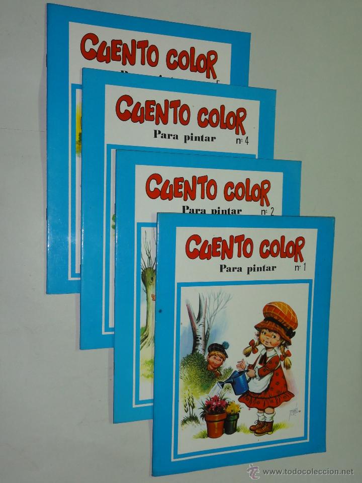 Libros de segunda mano: LOTE DE 4 LIBROS DE CUENTO COLOR, PARA PINTAR - EDICIONES GAVIOTA - Foto 1