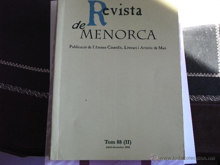 Libros de segunda mano: Revista de Menorca. Tom 88 (II)