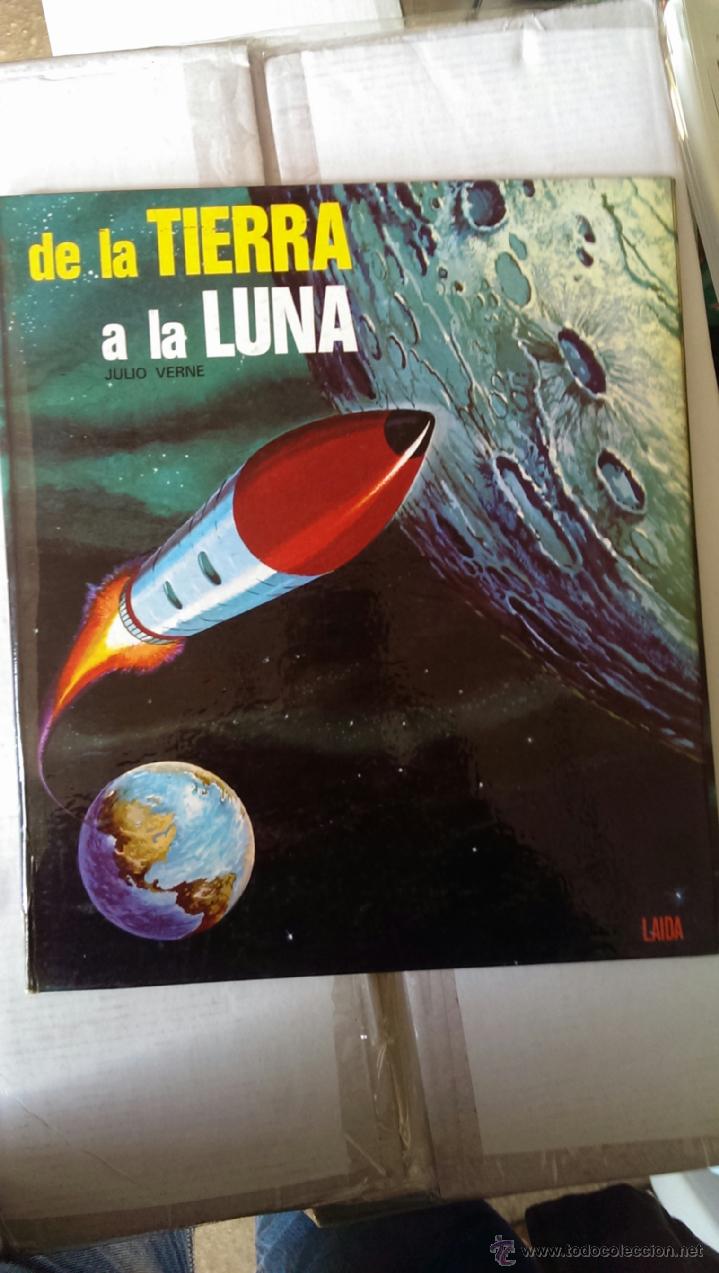 Libros de segunda mano: DE LA TIERRA A LA LUNA  LIBRO JUVENIL A&Ntilde;OS 70 - Foto 1