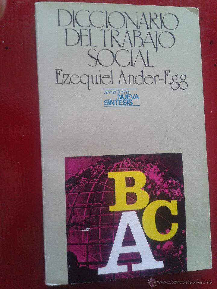 Libros de segunda mano: Diccionario del trabajo social Ezequiel Ander-Egg Ed. Nova Terra - Foto 1