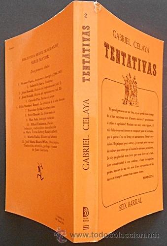 Libros de segunda mano: Tentativas - Gabriel Celaya - Seix Barral (1972) - Foto 3