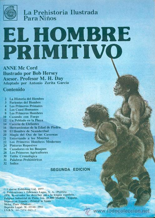La Prehistoria Ilustrada Para Niños El Hombre Vendido En - 