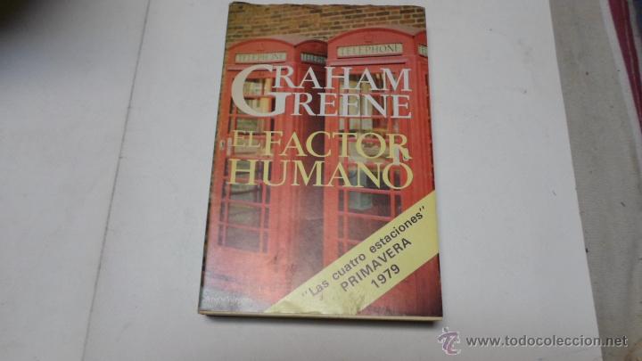 Libros de segunda mano: Graham Greeme, El factor humano, Ed. Argos - Foto 1