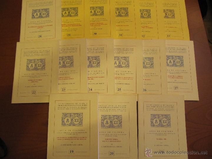 Libros de segunda mano: Ciclo de 15 conferencias sobre la Revoluci&oacute;n y Restauraci&oacute;n en Madrid (1868-1902).