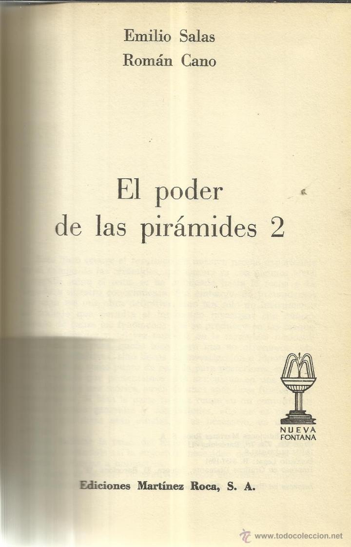 Libros de segunda mano: EL PODER DE LAS PIR&Aacute;MIDES 2. EMILIO SALAS. ROM&Aacute;N CANO. E. MART&Iacute;NEZ ROCA. BARCELONA. 1978 - Foto 1