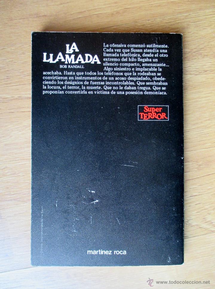 Libros de segunda mano: LIBRO SUPER TERROR ,LA LLAMADA ,N&ordm; 3 MARTINEZ ROCA - Foto 2