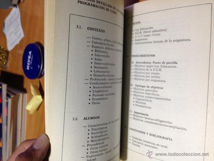 Libros de segunda mano: ORIENTACIONES EDUCATIVAS PRIMA LUCE - 3 - TEORIA Y PRACTICA DE LA PROGRAMACI&Oacute;N - VICENTE BENEDITO - Foto 2