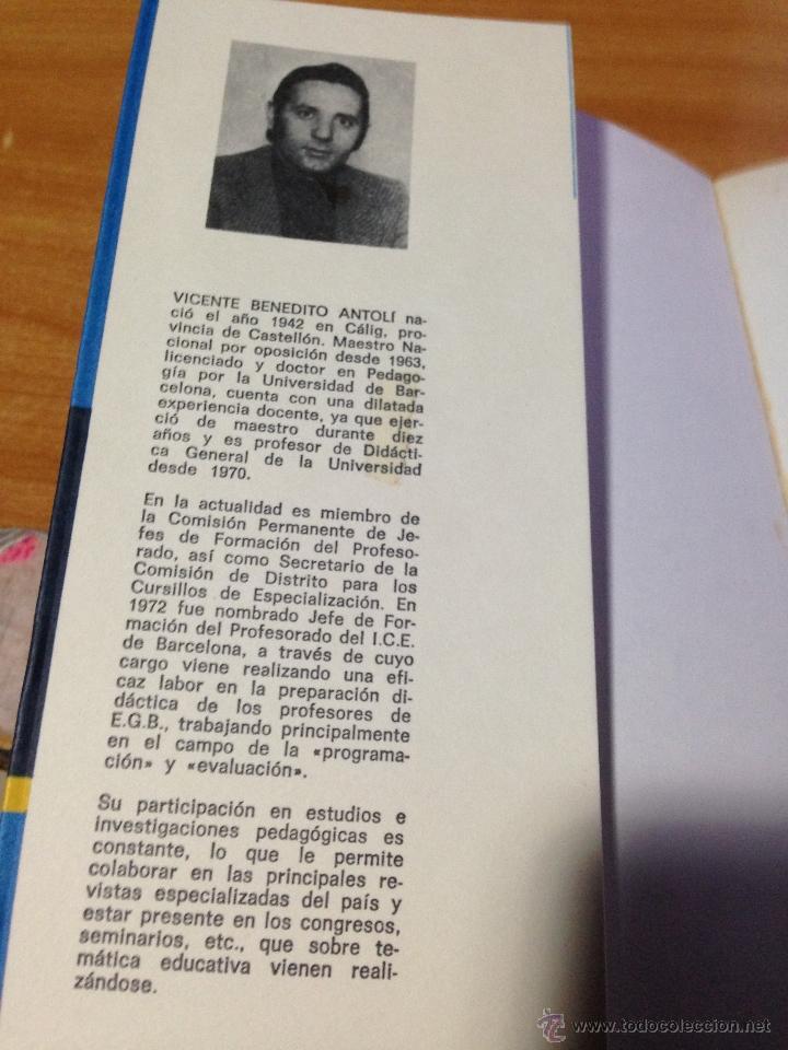 Libros de segunda mano: ORIENTACIONES EDUCATIVAS PRIMA LUCE - 3 - TEORIA Y PRACTICA DE LA PROGRAMACI&Oacute;N - VICENTE BENEDITO - Foto 4