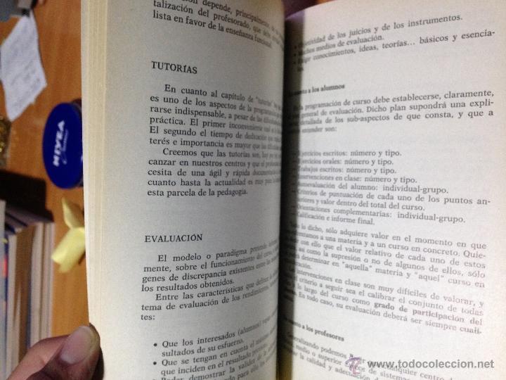 Libros de segunda mano: ORIENTACIONES EDUCATIVAS PRIMA LUCE - 3 - TEORIA Y PRACTICA DE LA PROGRAMACI&Oacute;N - VICENTE BENEDITO - Foto 8