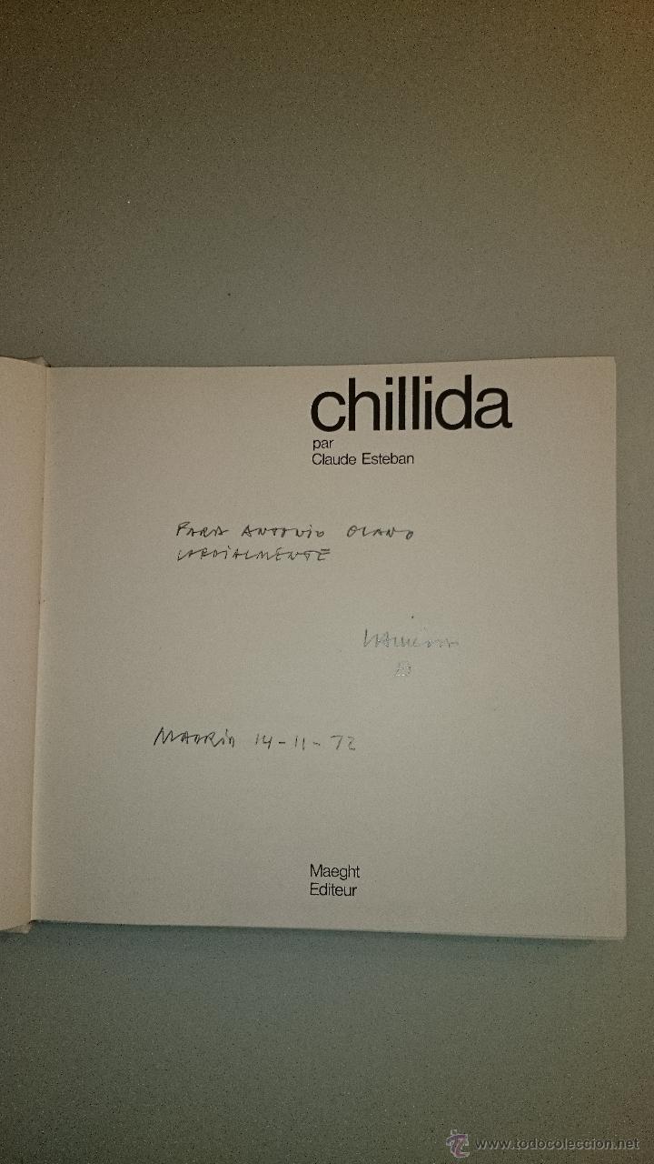Libros de segunda mano: EDUARDO CHILLIDA. DEDICATORIA AUT&Oacute;GRAFA. FIRMA SIGNED AUTOGRAPH - Foto 1