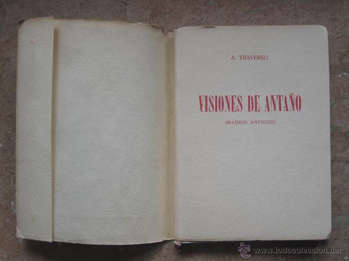 Libros de segunda mano: VISIONES DE ANTA&Ntilde;O ( MADRID ANTIGUO ) 1953. - Foto 2