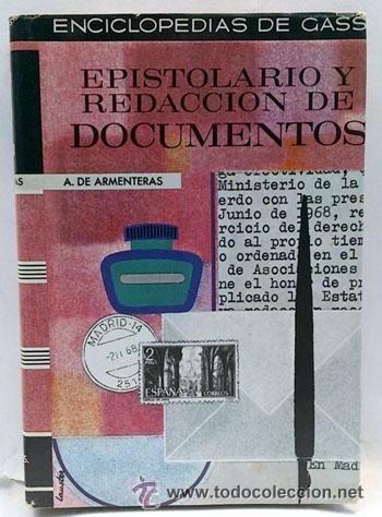 Libros de segunda mano: EPISTOLARIO   Y    REDACCI&Oacute;N   DE   DOCUMENTOS -A, de Armenteras- - Foto 1