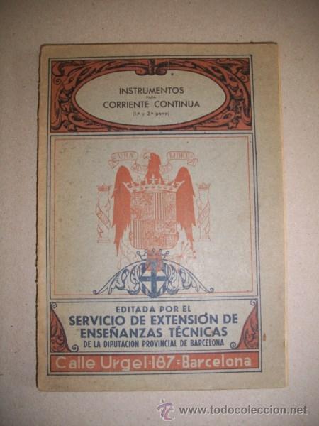 Second hand books: INSTRUMENTOS para la Corriente Continua : [1&ordf; y 2&ordf; parte]