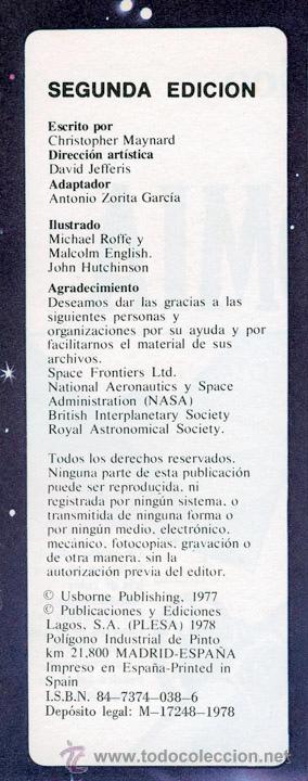 Libros de segunda mano: EL JOVEN CIENT&Iacute;FICO - EL LIBRO DE LA ASTRONOM&Iacute;A - ED. PLESA - SM - 1978 - 2&ordf; EDICI&Oacute;N - Foto 2