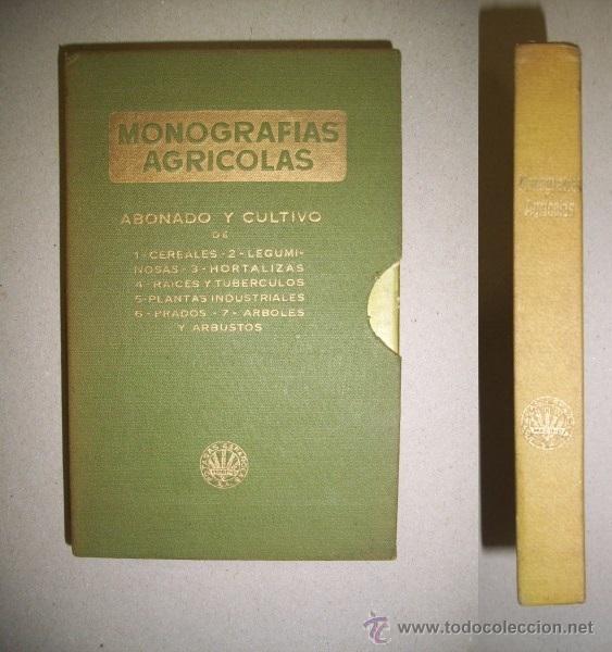 Second hand books: MONOGRAF&Iacute;AS Agr&iacute;colas. Abonado y Cultivo... (7 v.)