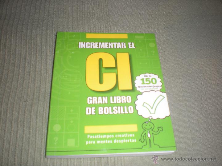 Libros de segunda mano: INCREMENTAR EL CI .GRAN LIBRO DE BOLSILLO . - Foto 1