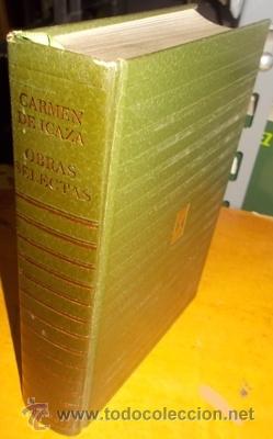Libros de segunda mano: OBRAS SELECTAS. CARMEN DE ICAZA.   A-PI-385 - Foto 1