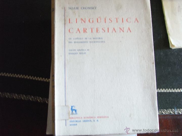 Libros de segunda mano: Ling&uuml;&iacute;stica cartesiana. N. Chomsky - Foto 1