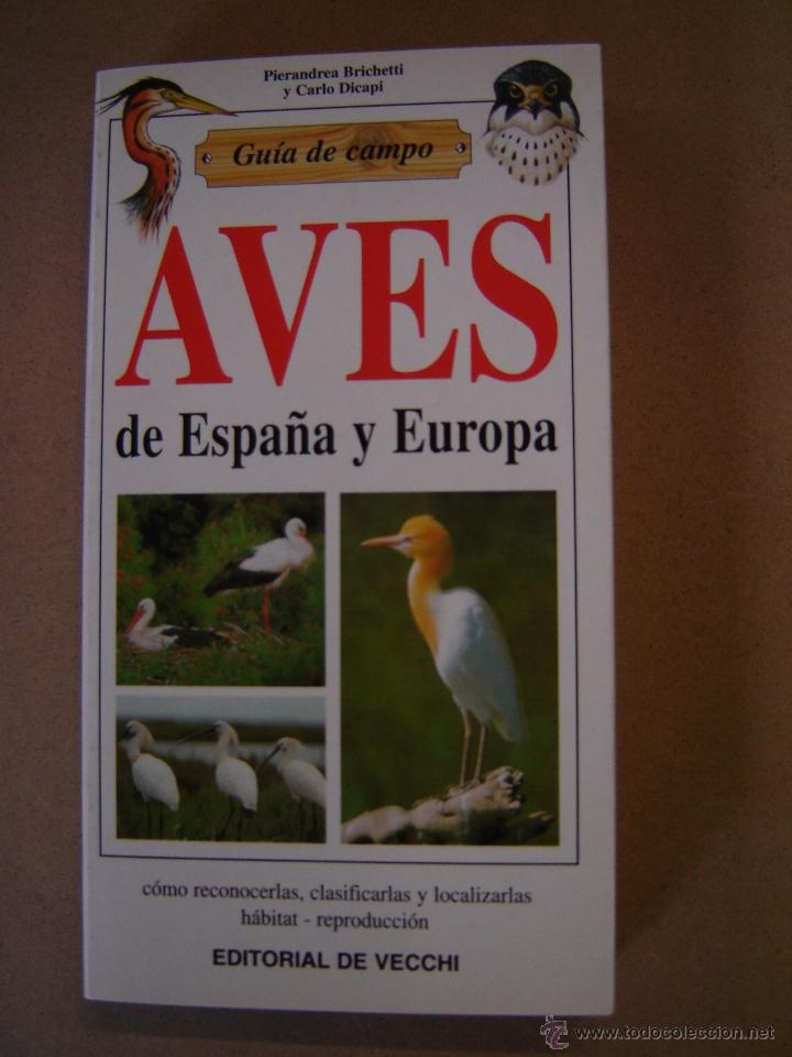 Libros de segunda mano: Gu&iacute;a de campo - Aves de Espa&ntilde;a y Europa  - Pierandrea Brichetti y otro