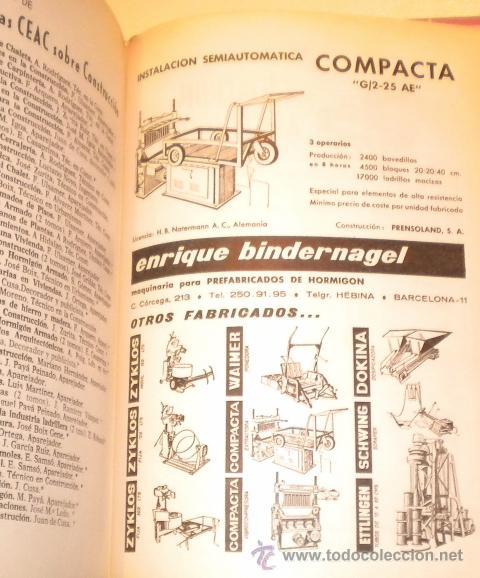 Libros de segunda mano: La maquinaria en la construcci&oacute;n - Ceac 1.965 - Foto 6