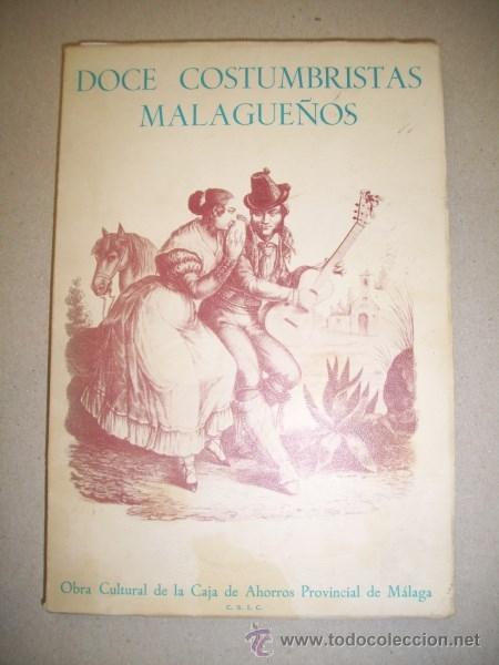 Libros de segunda mano: DOCE costumbristas malague&ntilde;os - Foto 1
