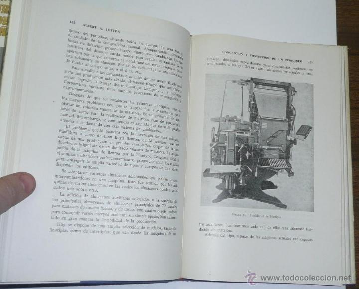 Libros de segunda mano: Concepci&oacute;n y confecci&oacute;n de un peri&oacute;dico - Albert A. Sutton (Ediciones Rialp, 1963) - Foto 2