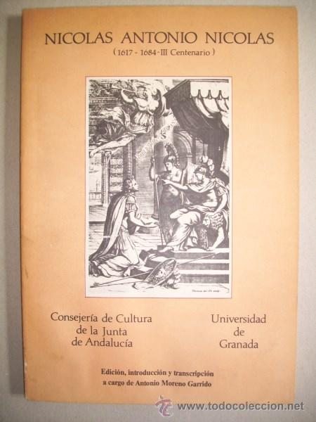 Libros de segunda mano: NICOL&Aacute;S Antonio Nicol&aacute;s : (1617-1684 - III Centenario) - Foto 1