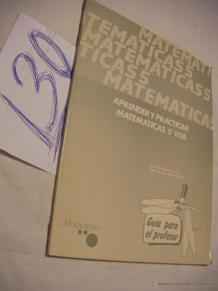 Libros de segunda mano: APRENDER Y PRACTICAR MATEMATICAS 5&ordm; EGB - Foto 1