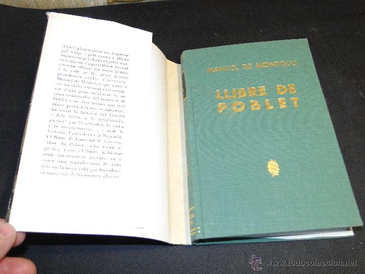 Libros de segunda mano: Llibre de Poblet.-- Manuel de Montoliu - Foto 2