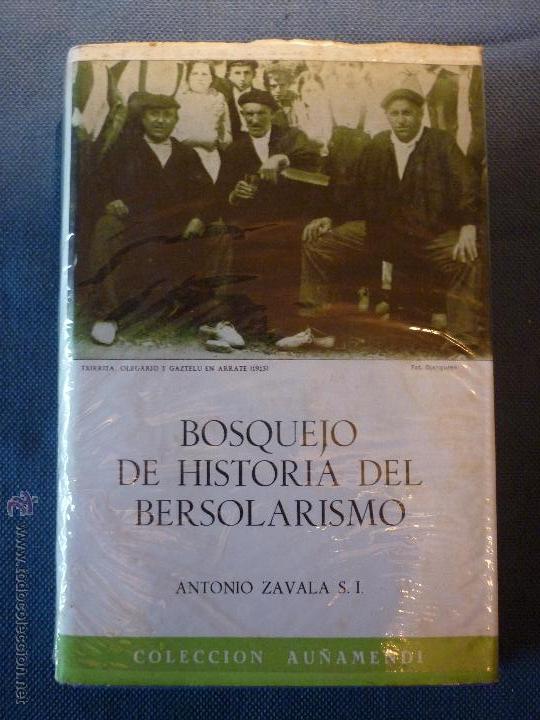 Libros de segunda mano: Bosquejo de historia del Bersolarismo - Foto 1
