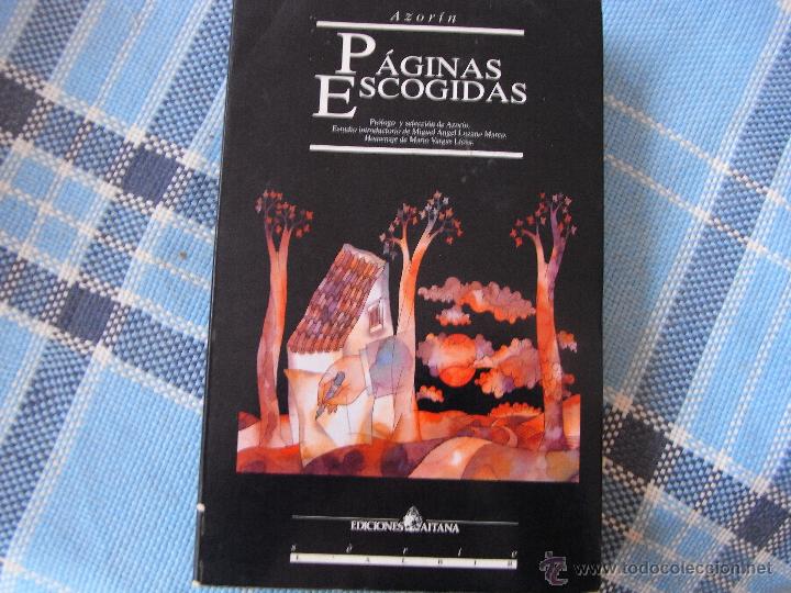 Libros de segunda mano: P&aacute;ginas escogidas. Azor&iacute;n. - Foto 1
