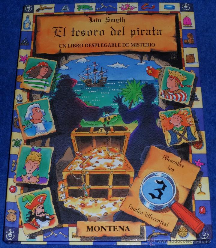 Libros de segunda mano: El tesoro del pirata - Libro POP-UP - Montena (1996) - Foto 1
