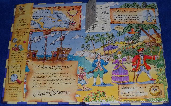 Libros de segunda mano: El tesoro del pirata - Libro POP-UP - Montena (1996) - Foto 2