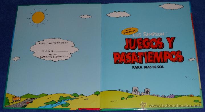 Libros de segunda mano: Los Simpson - Juegos y pasatiempos para d&iacute;as de sol - Ediciones B - Foto 2