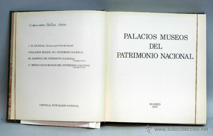 Libros de segunda mano: Palacios museos del Patrimonio Nacional Tomo II Patrimonio Nacional 1970