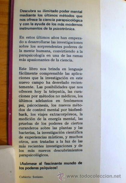Libros de segunda mano: Nona Coxhead: Los poderes de la mente, Ed. Mart&iacute;nez Roca, 1980 - Foto 4