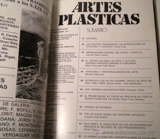 Libros de segunda mano: Artes Pl&aacute;sticas n&ordm; 16 1.977 - Foto 5