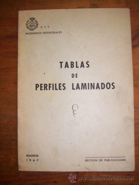 Libros de segunda mano: TABLAS de perfiles laminados - Foto 1