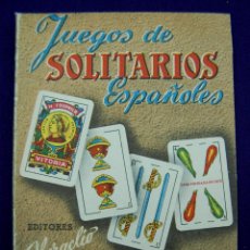 Libros de segunda mano: LIBRO DE JUEGOS DE SOLITARIOS ESPAÑOLES. HERACLIO FOURNIER. 8º EDICION. AÑO 1952. 120 PAGINAS.. Lote 42531921