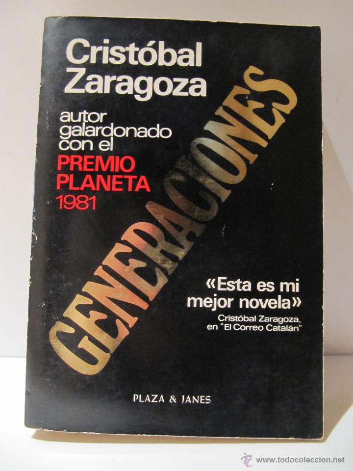 Libros de segunda mano: GENERACIONES. CRISTOBAL ZARAGOZA. PLAZA Y JANES 1982 - Foto 1
