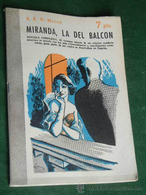 Libros de segunda mano: MIRANDA, LA DEL BALCON, DE A.E.W.MASON - Foto 1