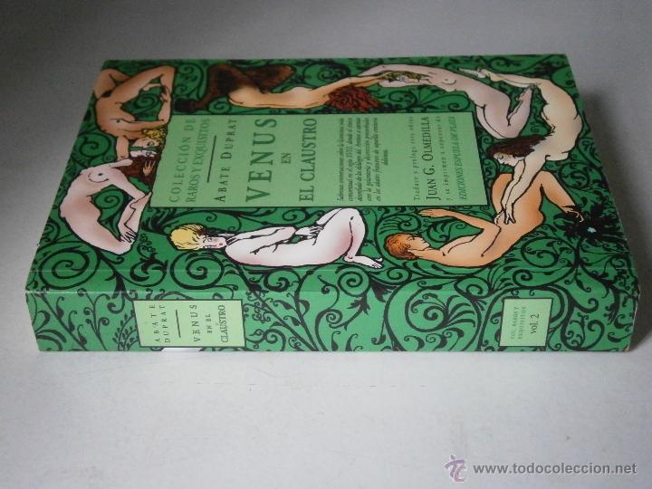 Libros de segunda mano: VENUS EN EL CLAUSTRO Abate Duprat Espuela de Plata 2002 EC - Foto 2