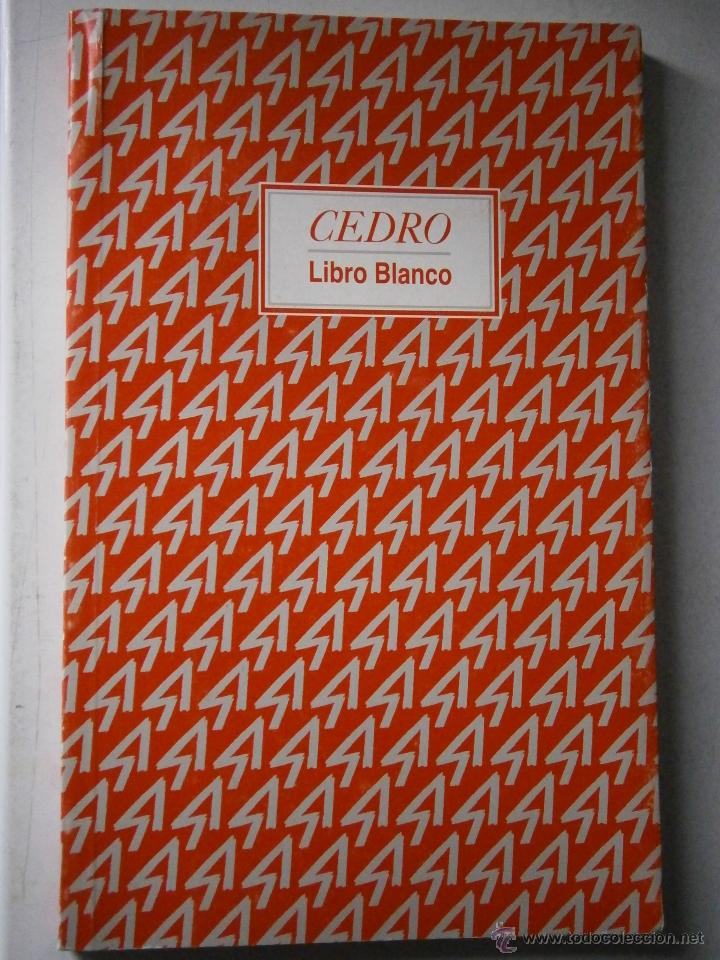 Libros de segunda mano: Libro blanco 1988 1998 CEDRO 1 edicion EC - Foto 1