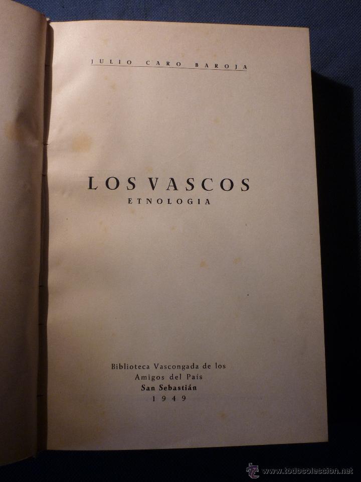 Libros de segunda mano: Los vascos (Etnolog&iacute;a) - Foto 2
