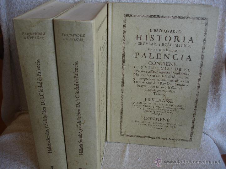 Libros de segunda mano: HISTORIA SECULAR, Y ECLESI&Aacute;STICA DE LA CIUDAD DE PALENCIA - Foto 1
